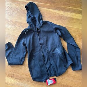 CCM Boys Black Full-Zip Hockey Hoodie